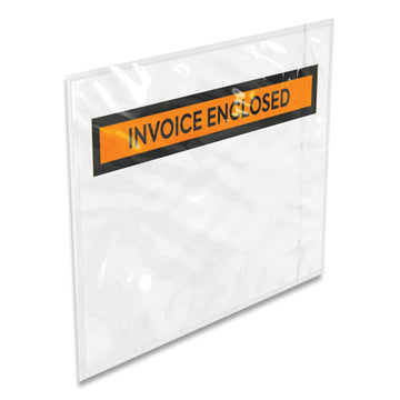 Coastwide Professional™ Packing List Envelope, Top-print Front, 5.5 X 4.5, Clear-orange, 1,000-carton freeshipping - TVN Wholesale